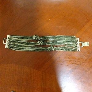 Antique gold chain bracelet